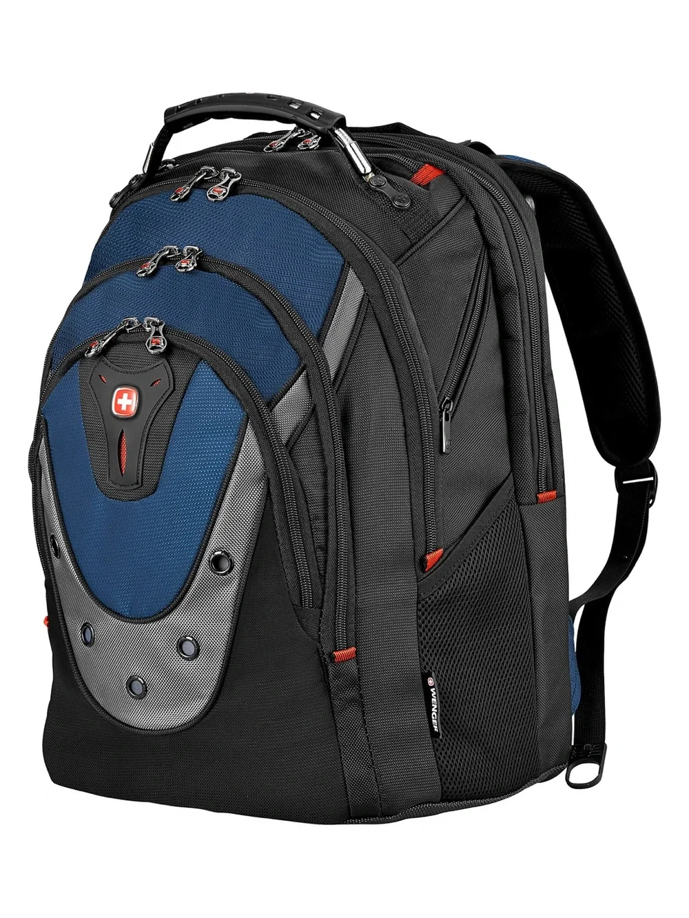Wenger® Ibex Laptop Backpack, Black/Blue